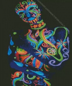 Neon Body Art Diamond Painting