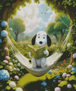 Nerd Snoopy Diamond Painting