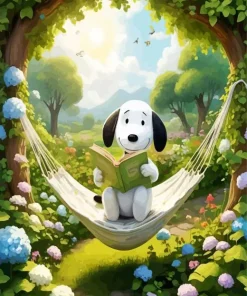 Nerd Snoopy Diamond Painting