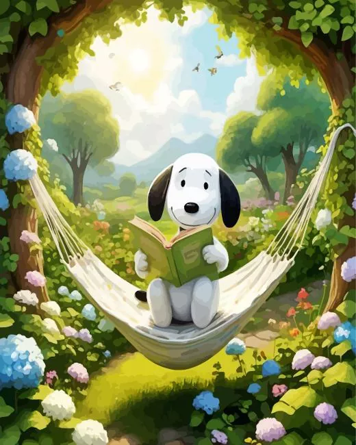 nerd snoopy Diamond Paintings Nerd Snoopy Diamond Painting