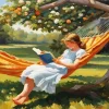 Nerdy Girl Hammock Diamond Painting