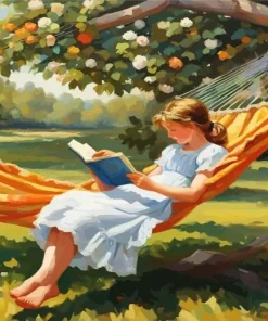 Nerdy Girl Hammock Diamond Painting