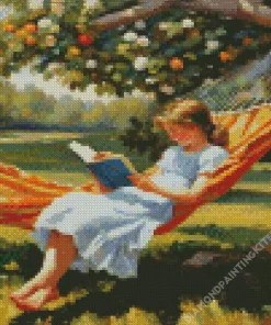 Nerdy Girl Hammock Diamond Painting