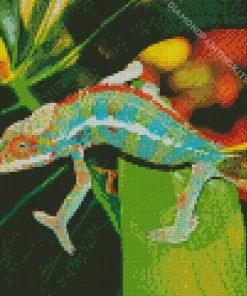 Panther Chameleon Diamond Painting