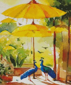 Peacock Couple Diamond Painting