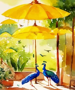 Peacock Couple Diamond Painting