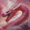 Pink Dragon Diamond Painting