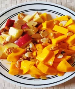 Plate Of Fruits Diamond Painting