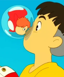 Ponyo And Sosuke Diamond Painting