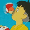 Ponyo And Sosuke Diamond Painting