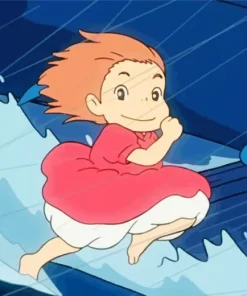 Ponyo Anime Diamond Painting