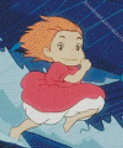 Ponyo Anime Diamond Painting