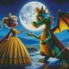 Princess Dragon Art Diamond Painting