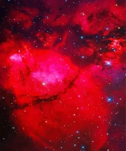 Red And Black Galaxy Diamond Painting