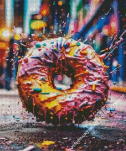 Splash Donut Diamond Painting