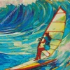 Surfer Girl Diamond Painting