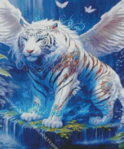 Tiger With Wings Diamond Painting
