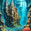 Underwater Castle Diamond Painting