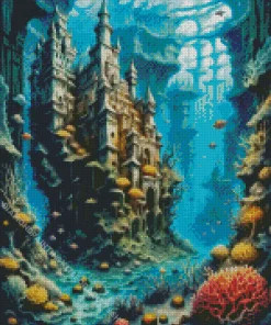 Underwater Castle Diamond Painting
