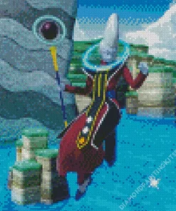 Whis Dragon Ball Diamond Painting