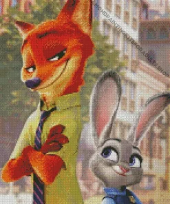 Zootopia Art Diamond Painting
