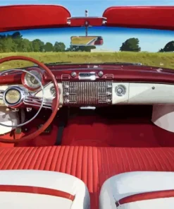 1953 Buick Skylark Interior Diamond Painting