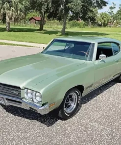 1971 Green Buick Skylark Diamond Painting