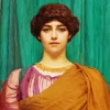 A Pompeian Lady By John William Godward Diamond Painting