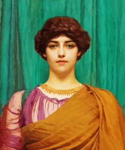 A Pompeian Lady By John William Godward Diamond Painting