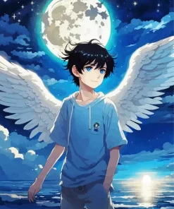 Anime Angel Boy Diamond Painting