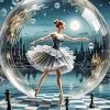 Ballerina In A Bubble Diamond Painting