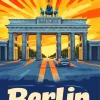 Berlin Brandenburg Gate Poster Diamond Painting