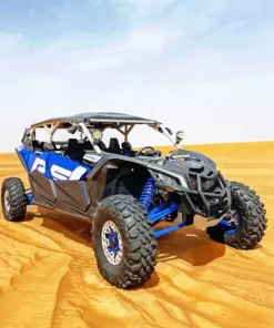 Blue Buggy Diamond Painting