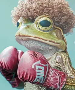 Boxer Frog Diamond Painting