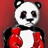Boxer Panda Diamond Painting