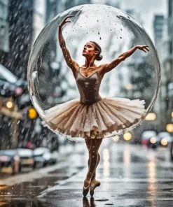 Bubble Ballerina Diamond Painting