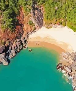 Butterfly Beach Goa India Diamond Painting