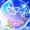 Butterfly Bubbles Diamond Painting