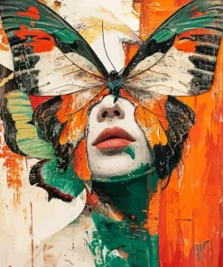 Butterfly Face Art Diamond Painting