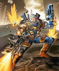 Cable X Men Diamond Painting
