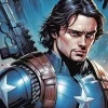 Captain America Bucky Art Diamond Painting