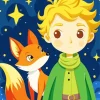 Cartoon Boy And Fox Diamond Painting