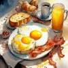 Delicious Breakfast Diamond Painting
