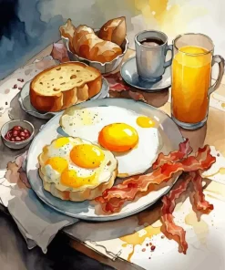 Delicious Breakfast Diamond Painting