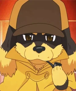 Dog And Scissors Anime Diamond Painting