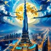 Dubai Burj Khalifa Diamond Painting