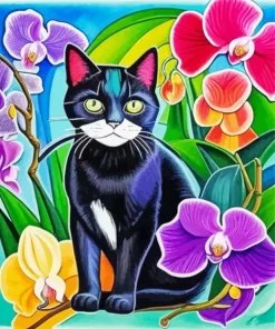 Fauvism Cat Art Diamond Painting
