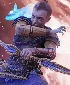 God Of War Atreus Diamond Painting