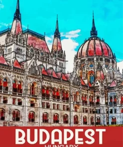 Hungary Budapest Poster Diamond Painting