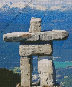 Inukshuk Whistler Diamond Painting
